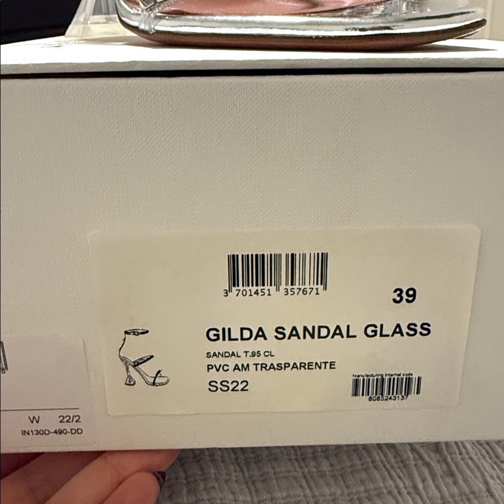 AMINA MUADDI GILDA CRYSTAL SANDALS - Picture 8 of 8